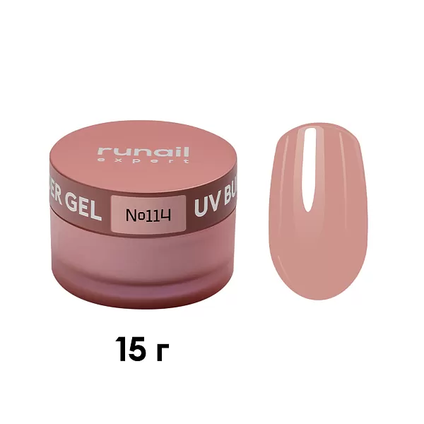 Runail Expert, Гель моделирующий UV BUILDER GEL №114, 15г банка